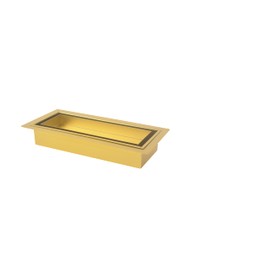 Zion 4" x 10" Flush Mount Floor Registers (4" x 10" Gold)