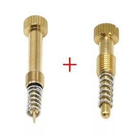 UCCKEYI 2Sets Air Fuel Mixture Screw + Idle Speed,Adjustment Screw/Compatible with Mikuni VM22 Carburetor