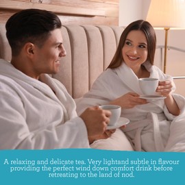 Greenypeeps Organic Calming Bedtime Tea - Sleep Support Nighttime Tea Bags - Bed Time Tea Sleepy Night Blend of Rosehips, Chamomile, Lemon, Rose Petals - USDA Organic - Fairtrade Certified - 30 Count