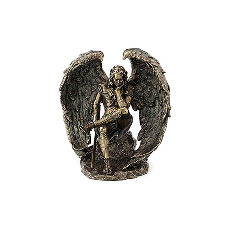 US 6.5" Cold Cast Bronze Color Lucifer The Fallen Angel