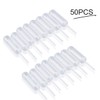 moveland 4ml Plastic Cupcake Pipettes Squeeze Syringes, 50 Pcs Disposable