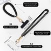 Mabor 2 Pcs Phone Lanyard Elastic Wrist Strap With Tab