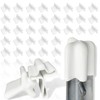 50 Pcs T Post Caps, Safe tPost Cap Vinyl Safety
