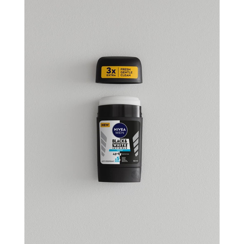 Nivea Antiperspirant Pen Black & White Fresh, 50 ml
