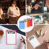 YTTEEIRRAC Binder, Clipboard, Clipboard, Ticket Holder, Portable, Convenient, Slip Binder,