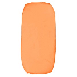 ANDY & HELEN® - Lenzuolo con angoli elasticizzati per Sotto Culla/carrozzina in 100% cotone, Arancione