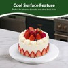 Marble Lazy Susan, 16 in Lazy Susan Turntable Organizer for