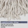 Cotton String Screw on Mop Replacement Head Compatible with All