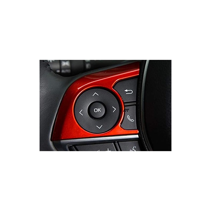 New 80 Series Harrier Steering Garnish, Red Steering Wheel Cover,