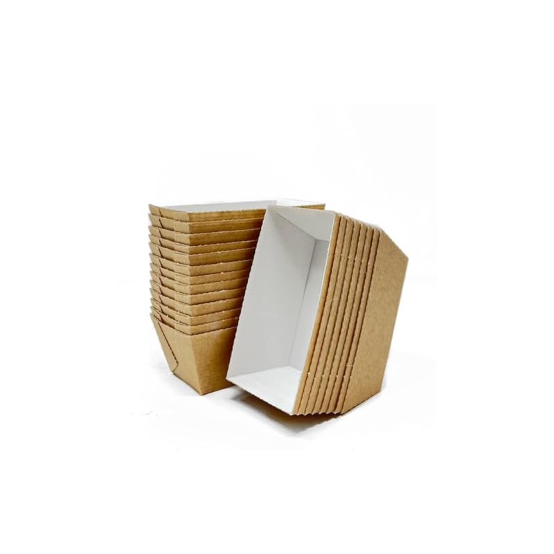 Bakery Direct 50 MINI LOAF Card Bake-in Disposable Paper Moulds