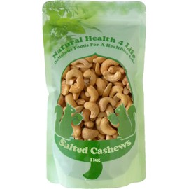 Natural Health 4 Life Whole Baked and Salted Cashew Nuts 1kg