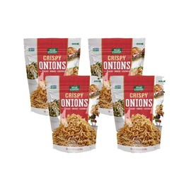 Fresh Gourmet Crispy Onions Snack and Salad Topper (24 Ounce (Pack of 4))
