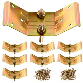 Kerf Mount Corner Bracket Set of 8,Surface Mount Corner Bracket for Table Aprons, Connection Table Top, Legs, Frame, Repairing or Building Table