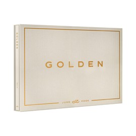 BTS : JUNGKOOK GOLDEN (SOLID Version) 1st Solo Album CD+Poster+Photocard+Symbol Sticker+Postcard+Photobook+Contents Envelope+(Extra BTS 6 Photocards+1 Double-Sided Photocard+Pocket Mirror)