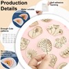 Lewtemi 50 Pcs Water Soluble Embroidery Patterns Wash Away Stabilizer