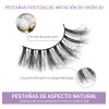 20 Pares De Pestañas Postizas 3d Mixtas Visón Hecho Mano