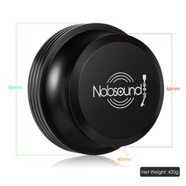 Nobsound LP Vinyl Turntable Disc Stabilizer Record Weight Metal Matte Black,Premium Quality Aluminum Record Weight,Vinyl Record Stabilizer (Black)