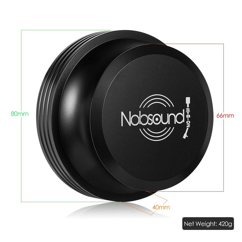 Nobsound LP Vinyl Turntable Disc Stabilizer Record Weight Metal Matte