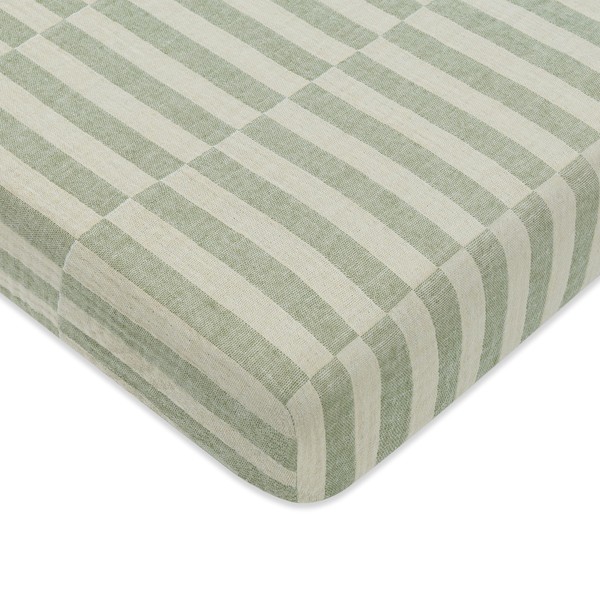 Babyletto 100% Organic Cotton Mini Crib Sheet, GOTS-Certified, Fitted 360°,