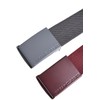 Urban Classics Unisex Coloured Buckle Canvas Belt, Pack of 2,