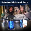 ZECHUAN Solar Bug Zapper Outdoor Waterproof, Portable Pest Control Electric