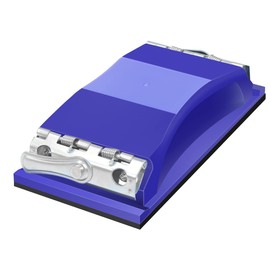 Aucenix Plastic Sanding Blocks for Wood, Sandpaper Block for Walls, Hand Sander Professional Tool for Furniture Polishing, Lightweight & Durable, 165 x 85mm Fits All Sand Paper Sheets