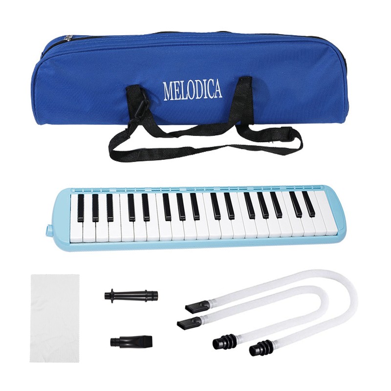 37 Keys Melodica Instrument Melodica Air Piano Keyboard with 2