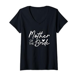 Womens Mother Of The Bride V-Neck T-Shirt