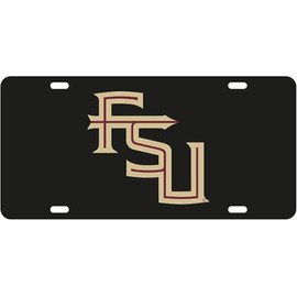 Decorvo College License Plate Acrylic Tag - Car Truck Accessory (Florida ST)