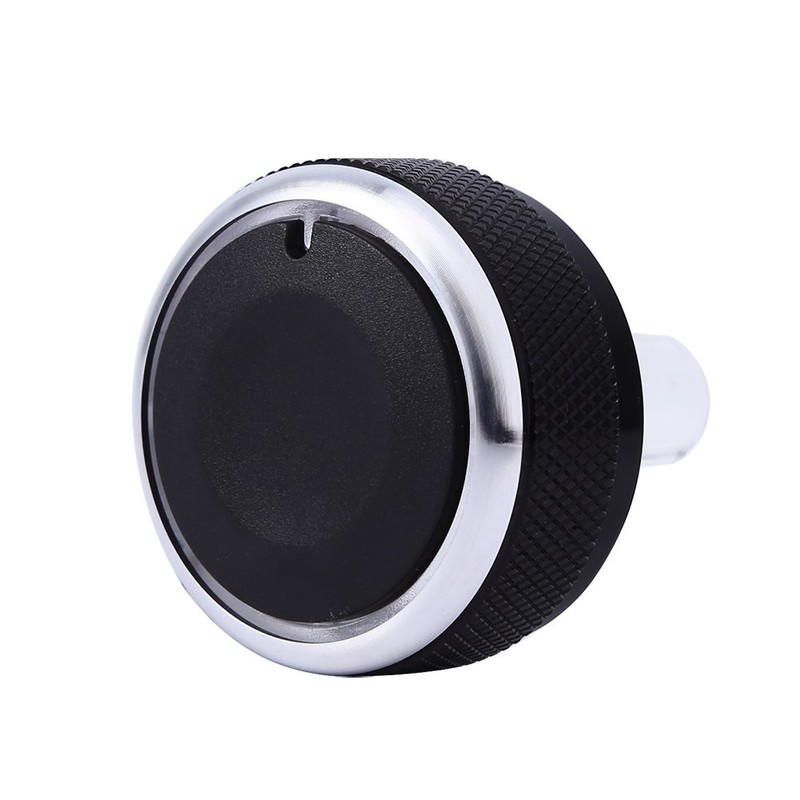 Qiilu Car Air Condition Heater Control Panel Switch Dash Knobs