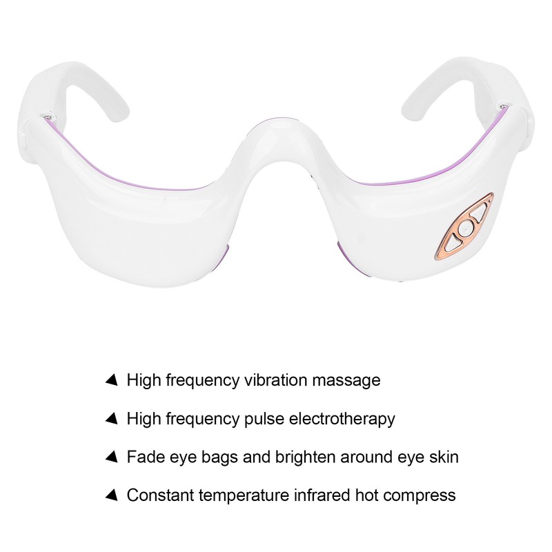 Electric Eye Massager Heated Eye Therapy Massager with Vibration for