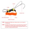 KEEP DIVING Stainless Steel Reef Hook Diving Safety Accessories (Orange)