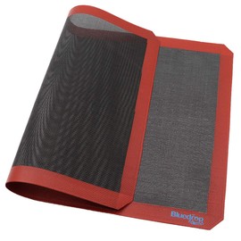 Bluedrop Eclair Baking Sheets Perforated Silicone Bread Mat Non Stick Oven Liner For USA Full Pan Size Steaming Mesh