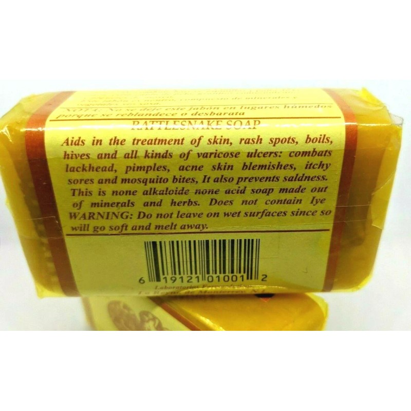 Mi Pais 2 Rattlesnake Soaps-2Jabon De Aceite De Vibora De