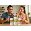 Kit 3 Suplementos Alimenticios Omegas, B6 Calcio, Colageno