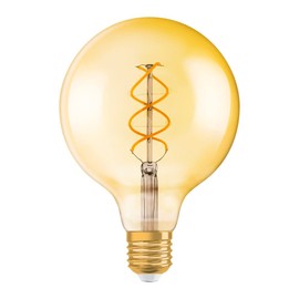 OSRAM LED Vintage Edition 1906, base: E27, dimmable, warm white, filament gold