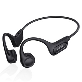 IFECCO Bone Conduction Headphones Bluetooth 5.4, Open Ear Running Headphones Wireless with Mic, IPX6 Waterproof Sports Earphones for Running Cycling Hiking Bicycle
