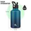 Konokyo Half Gallon Insulated Water Bottle with Straw,64 oz 3