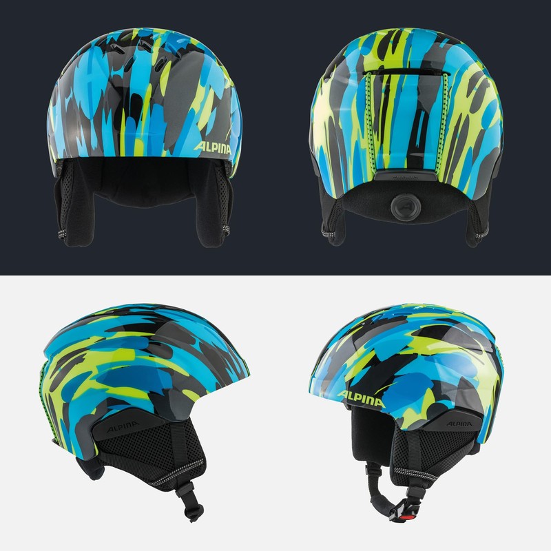 ALPINA PIZI - Lightweight, Shatterproof & Individually Adjustable Ski Helmet