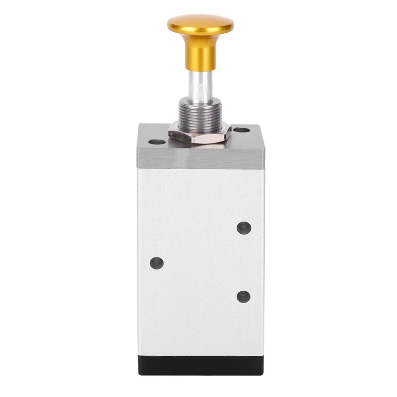 Hand Valve Two Position Five Way Button Valve Aluminum Alloy