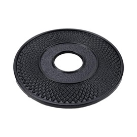 Antrader Round Cast Iron Trivet for Baking,Cast Iron Trivet with Pegs 5" Cast Iron Trivet Heat Resistant Iron Trivet Metal Trivets for Hot Dishes Hot Pot Holder Hot Pads for Table & Countertop,1Pcs