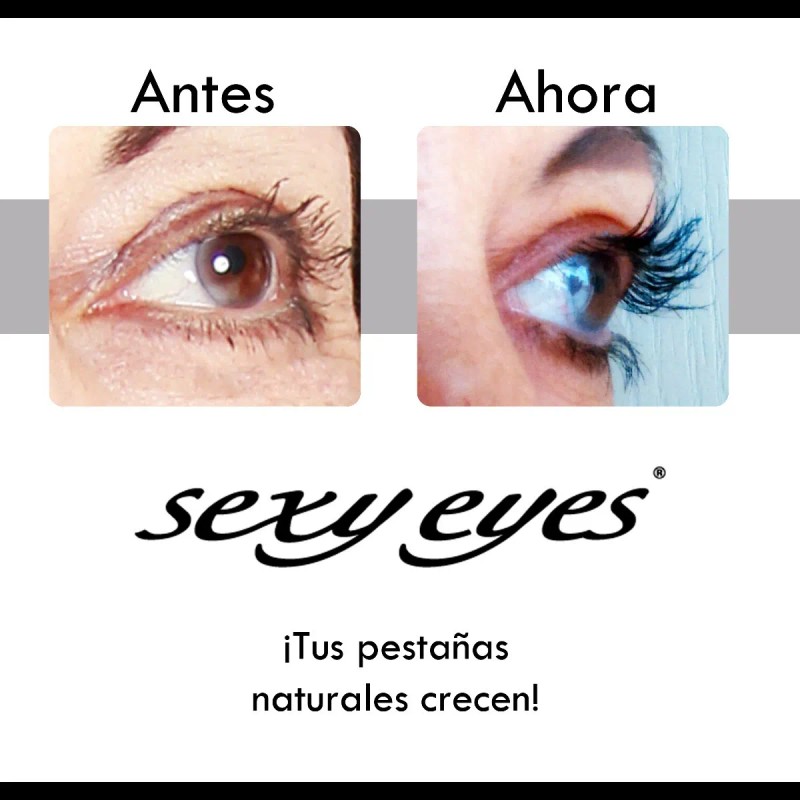 Alargador De Pestañas Sexy Eyes Original Estimulador De Ceja