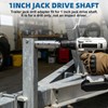 Trailer Jack Drill Adapter, Upgraded Stainless Steel 1 Inch Cordless