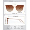Sunglasses for Women, Womens Sunglasses Trendy with Big Round Frame