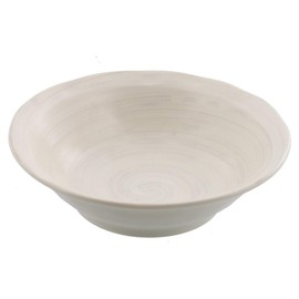 Tableware East Fruit Bowl 5.5 inches (14 cm) Swirl Brush Cream kt-023
