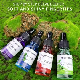 finger secret 15ml/0.51floz Nail Cuticle Oil Enhance Your Nails- Nail Oil for Growth and Strength　Cuticle Repair & Care Serum Cuticle Oil for Nails - Nail Growth and Strengthener Oil