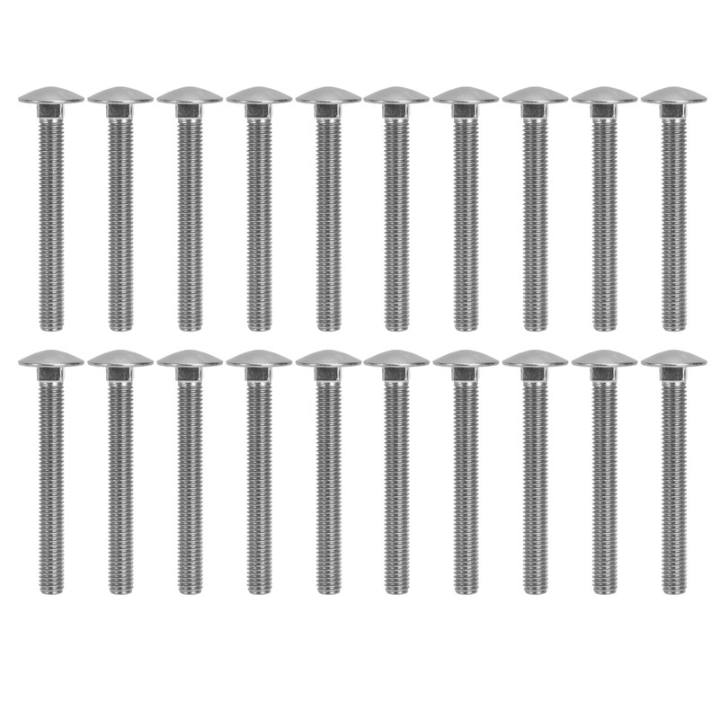 30Pcs M8x1.25 Screw Bolt A2 Stainless Steel Cup Square Coarse