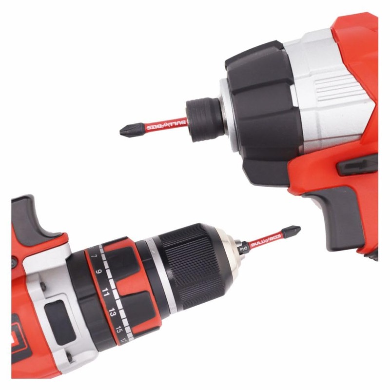 5X Bull Bits 50mm PH2 Impact Screwdriver Bits Set –