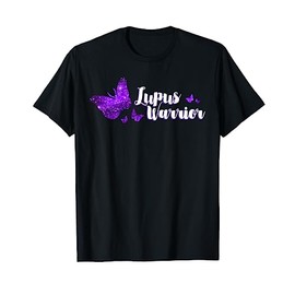 Lupus Warrior Purple Ribbon Autoantibodies Immune System T-Shirt