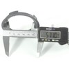4x Centring Rings 70.4 x 57.1/70.4 to 57.1 Dark Grey